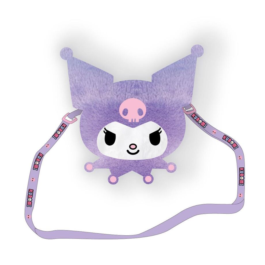 Bolso peluche Kuromi Hello Kitty   CERDÁ