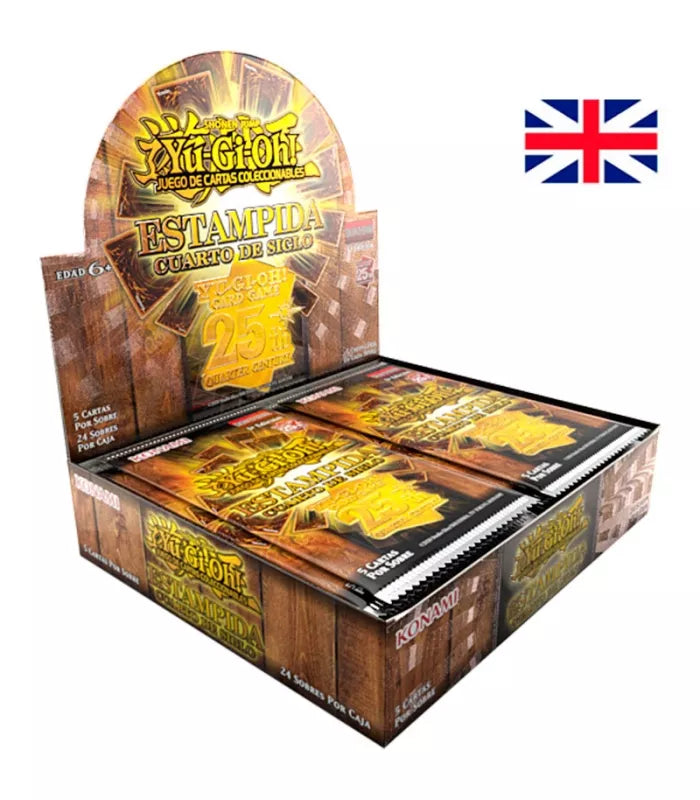 Booster Box Display (24 sobres) Quarter Century Stampede Inglés - Yu-Gi-Oh!   Konami