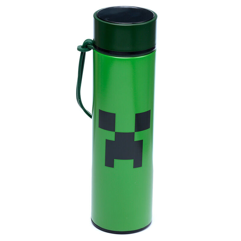 Botella acero inoxidable termo Minecraft termometro 450ml   PUCKATOR