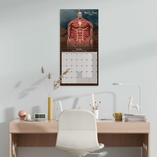 CALENDARIO 2025 30X30 ATTACK ON TITAN   GRUPO ERIK