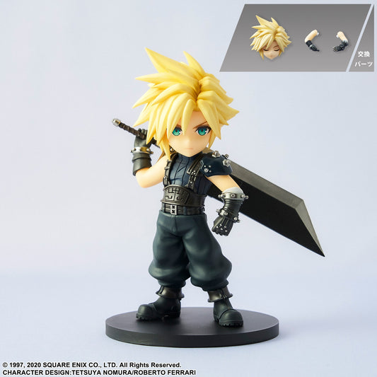 CLOUD STRIFE FIGURA 12 CM FINAL FANTASY VII REMAKE ADORABLE ARTS RE-RUN  