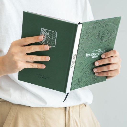 CUADERNO PREMIUM A5 ATTACK ON TITAN   GRUPO ERIK