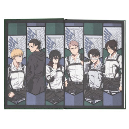 CUADERNO PREMIUM A5 ATTACK ON TITAN   GRUPO ERIK