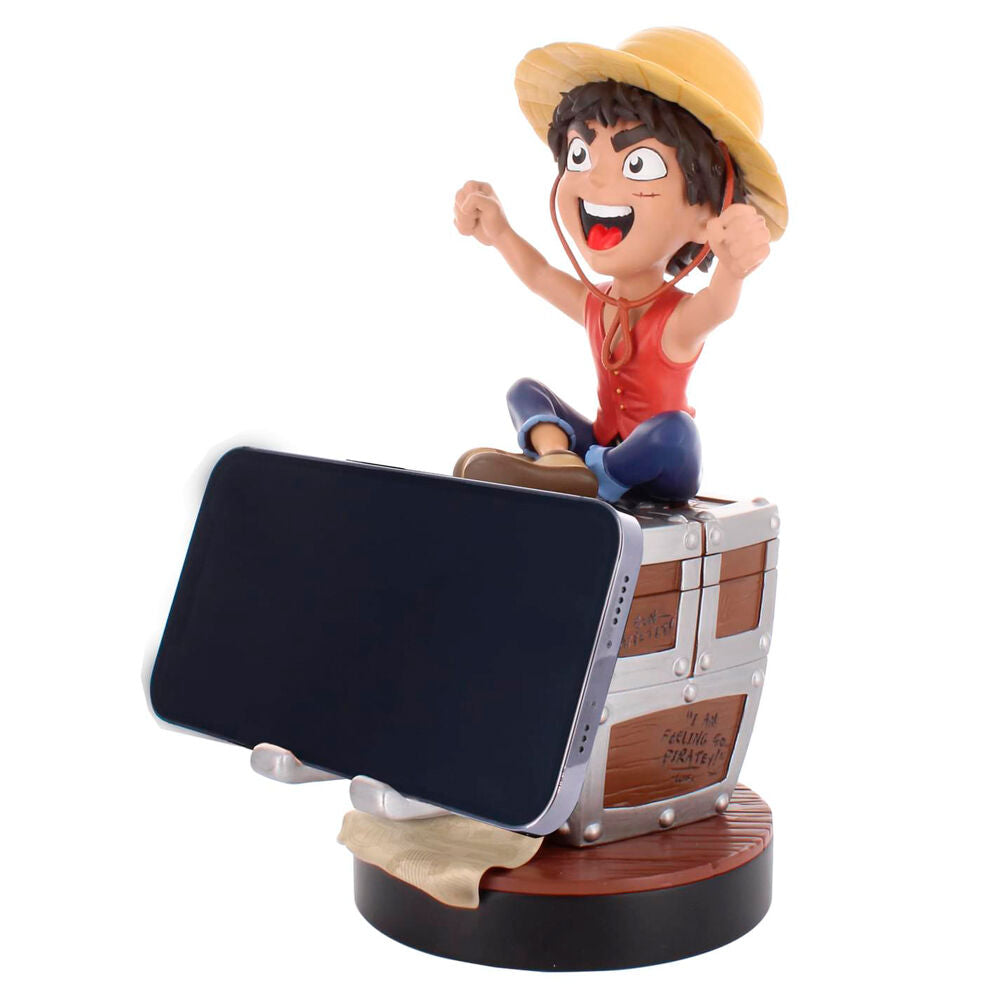Cable Guy soporte sujecion Luffy One Piece 20cm   EXQUISITE GAMING