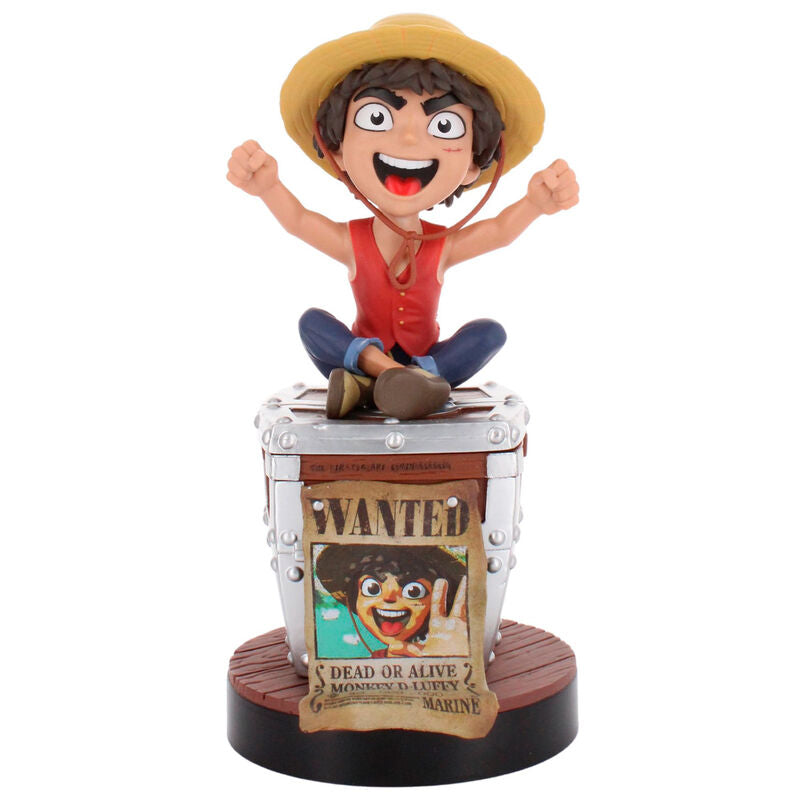 Cable Guy soporte sujecion Wanted Poster Luffy One Piece 20cm   EXQUISITE GAMING
