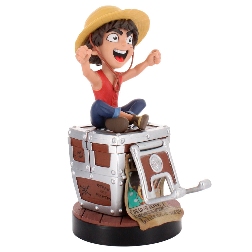 Cable Guy soporte sujecion Wanted Poster Luffy One Piece 20cm   EXQUISITE GAMING