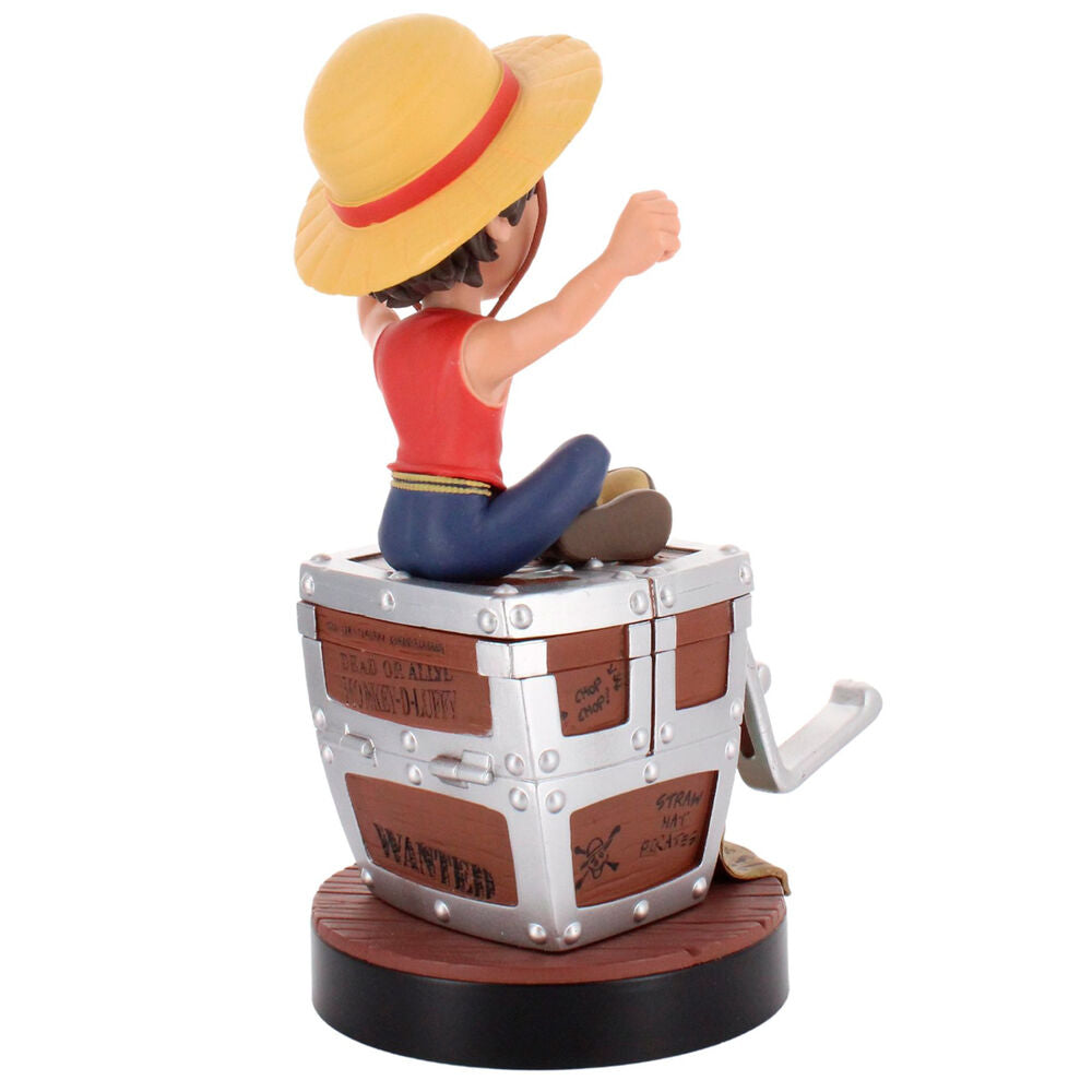 Cable Guy soporte sujecion Wanted Poster Luffy One Piece 20cm   EXQUISITE GAMING