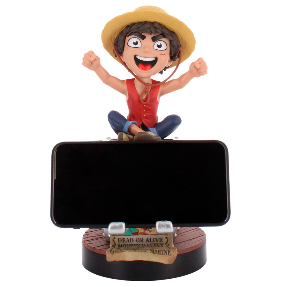 Cable Guy soporte sujecion Wanted Poster Luffy One Piece 20cm   EXQUISITE GAMING