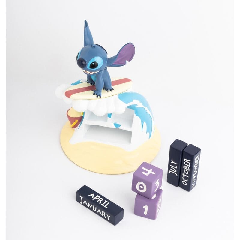Calendario Perpetuo 3D Surfer Stitch Disney   GRUPO ERIK