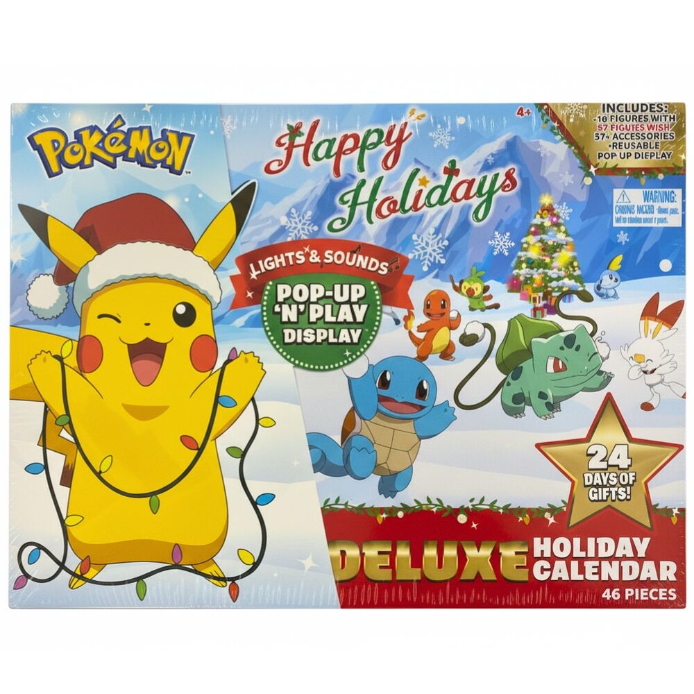 Calendario adviento Deluxe Pokemon luces y sonido   NINTENDO