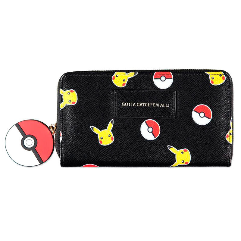 Cartera Pickachu Pokemon   DIFUZED