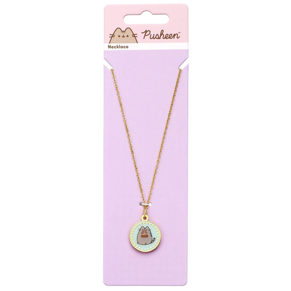 Colgante Pizza Pusheen   THE CARAT SHOP