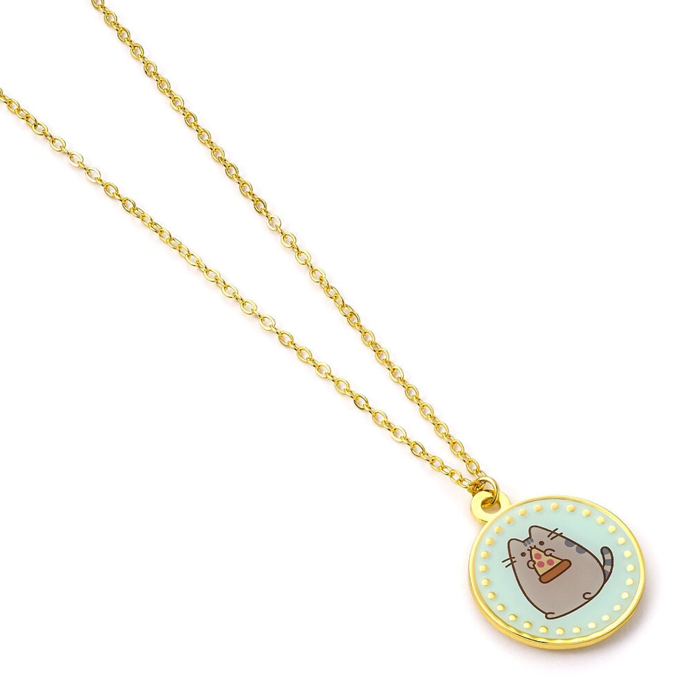 Colgante Pizza Pusheen   THE CARAT SHOP