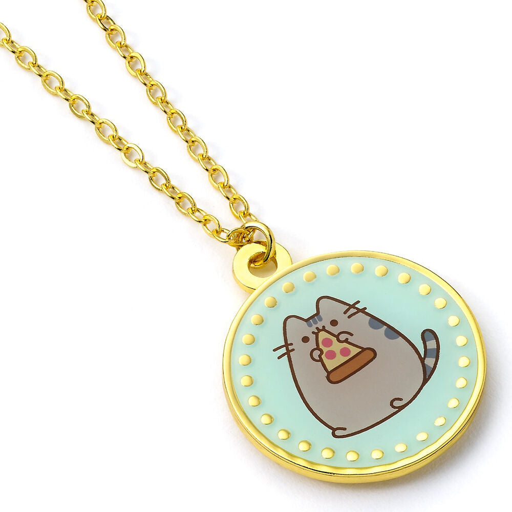 Colgante Pizza Pusheen   THE CARAT SHOP