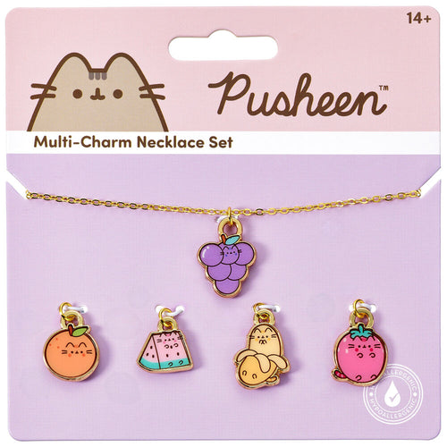 Colgante + charms Frutas Pusheen   THE CARAT SHOP