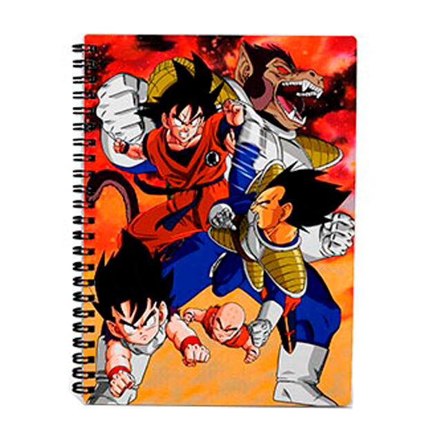 Cuaderno 3D Dragon Ball Z surtido   SD TOYS