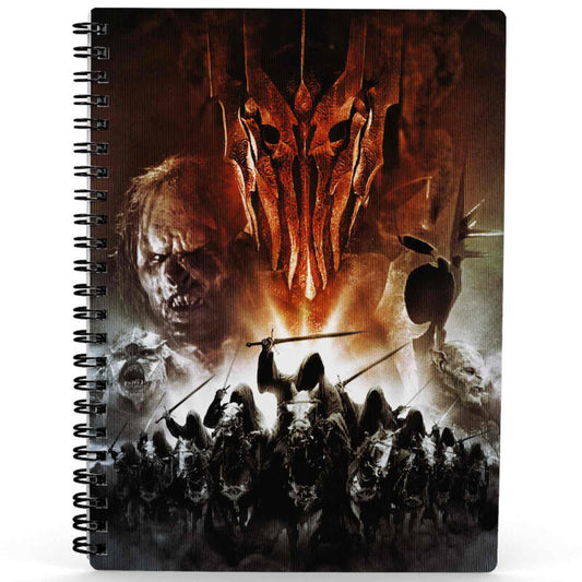 Cuaderno 3D Ejercito El Señor de los Anillos  