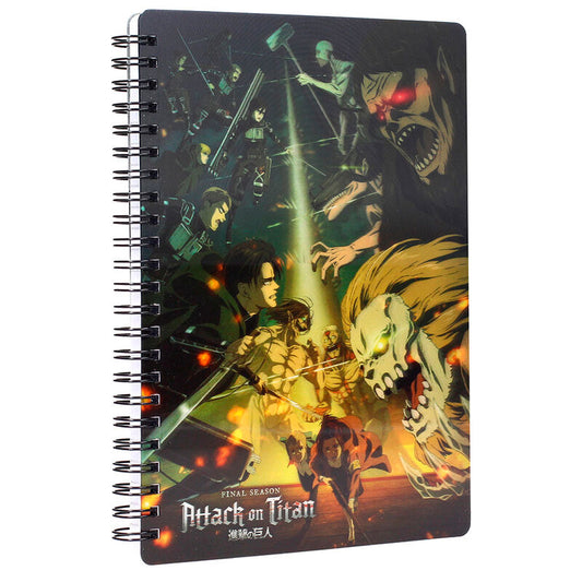 Cuaderno 3D Struggle Attack on Titans  