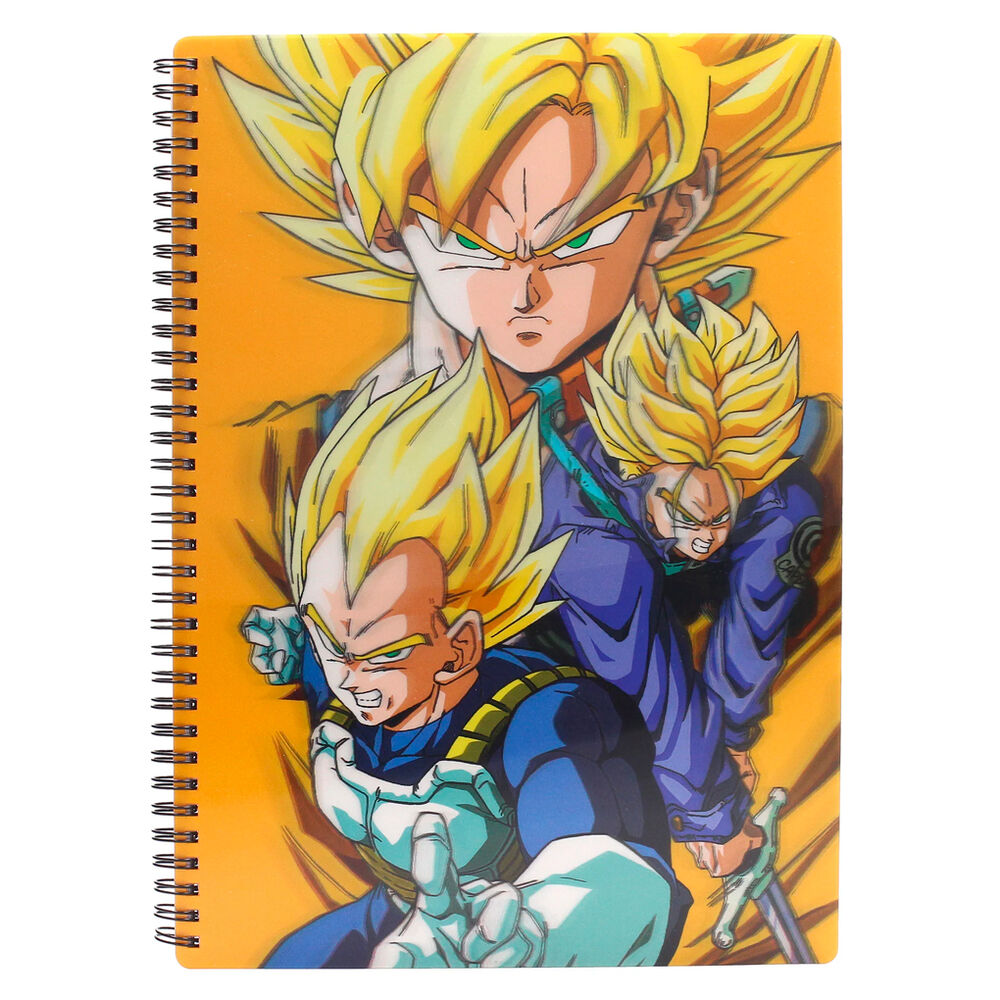 Cuaderno A4 Saiyans Dragon Ball Z   SD TOYS