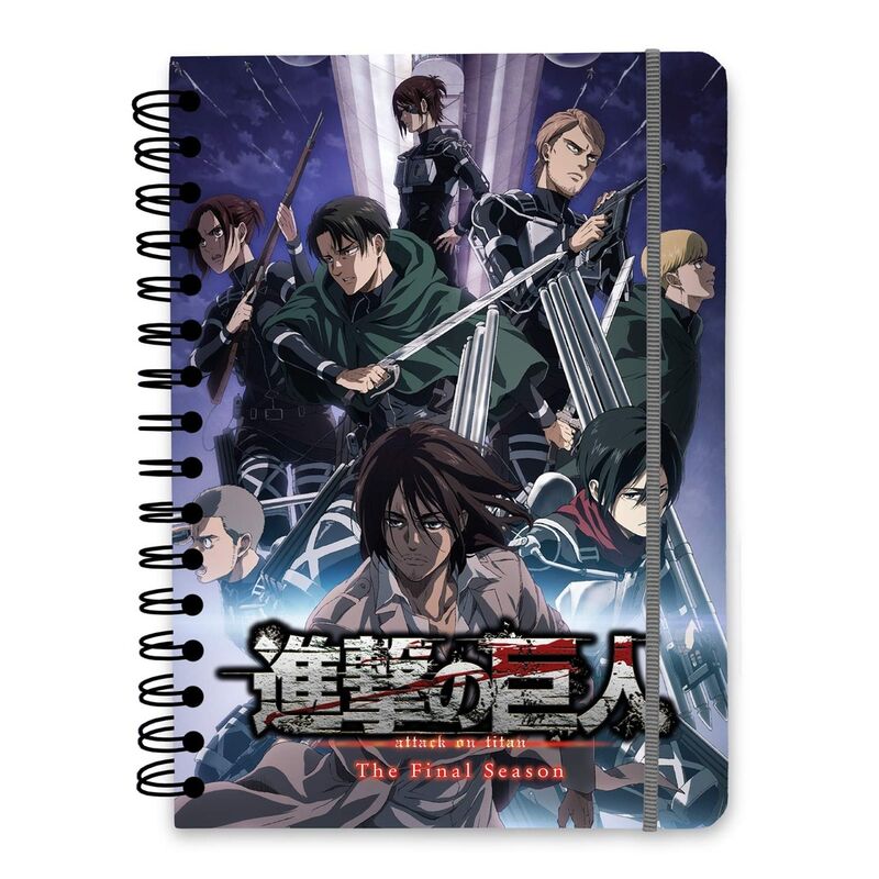 Cuaderno A5 Attack on Titan  