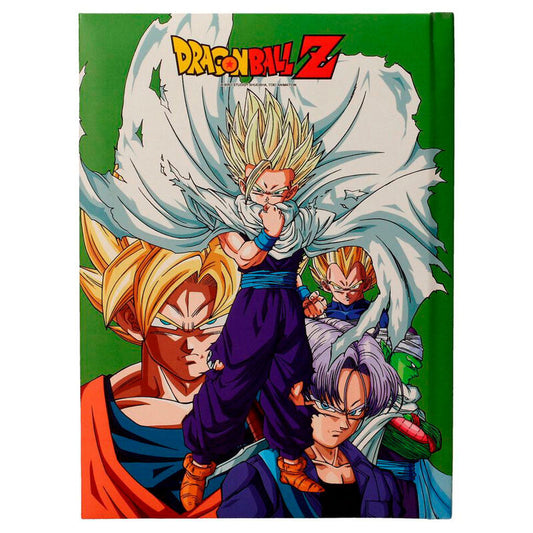 Cuaderno A5 Cell Final Battle Dragon Ball Z con luz  