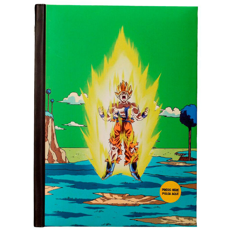 Cuaderno A5 Namek Final Battle Dragon Ball Z con luz   SD TOYS