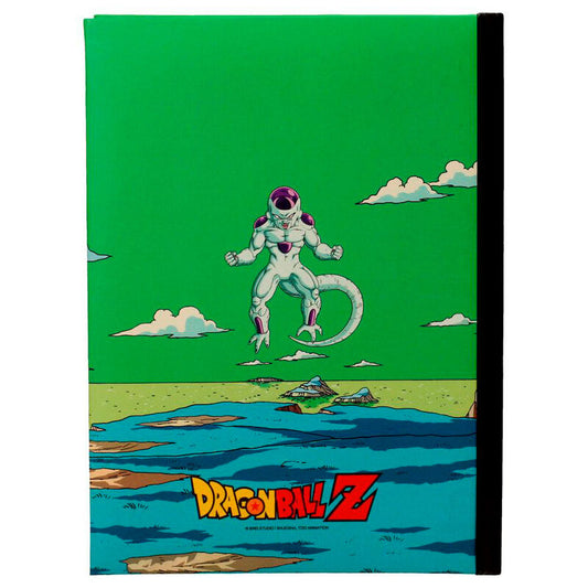 Cuaderno A5 Namek Final Battle Dragon Ball Z con luz  