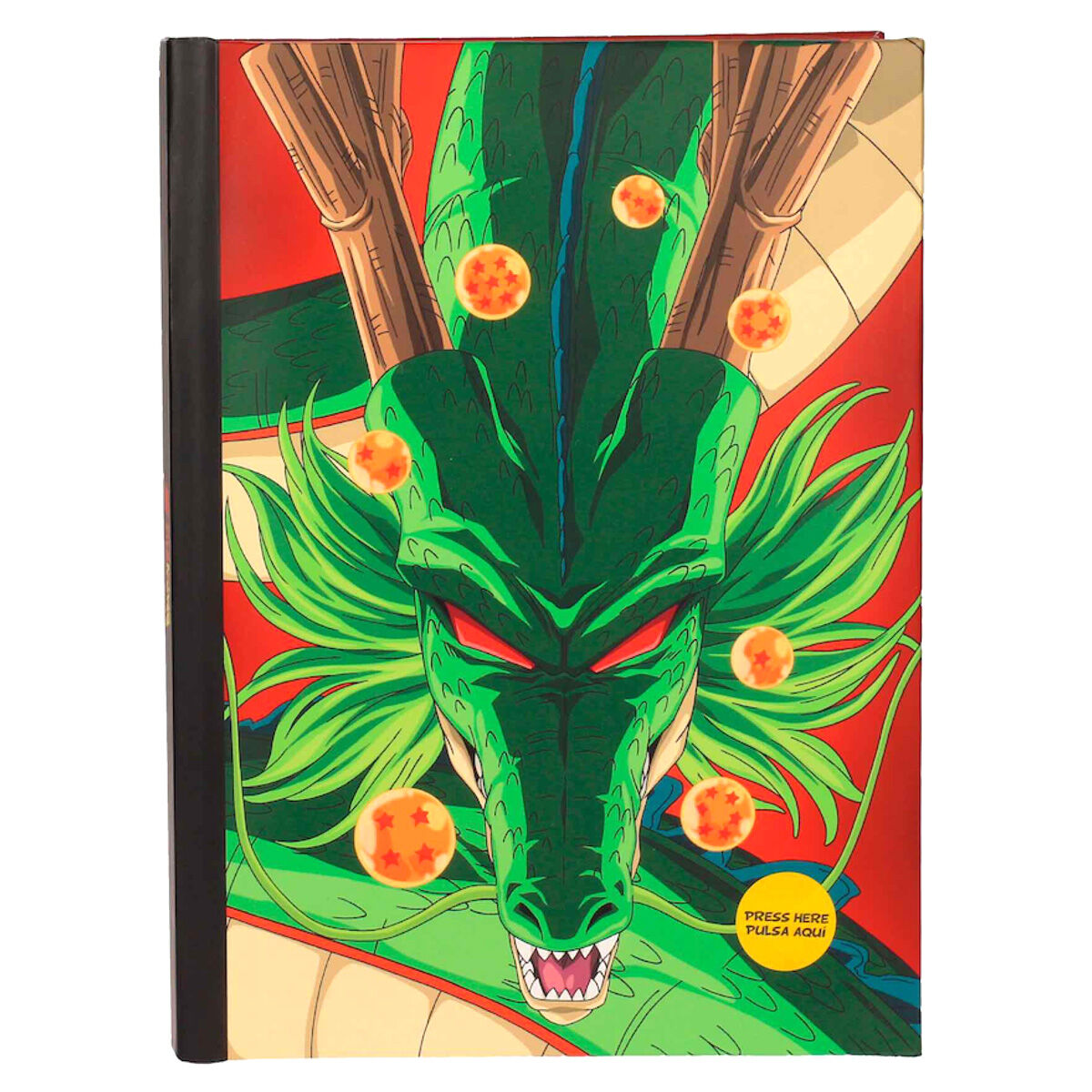 Cuaderno A5 Shenron Dragon Ball luces   SD TOYS