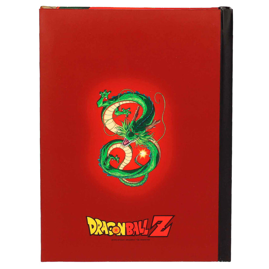 Cuaderno A5 Shenron Dragon Ball luces   SD TOYS