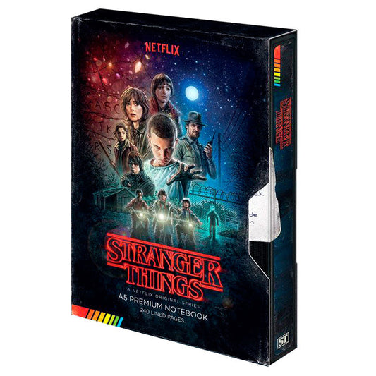 Cuaderno A5 premium VHS Stranger Things  