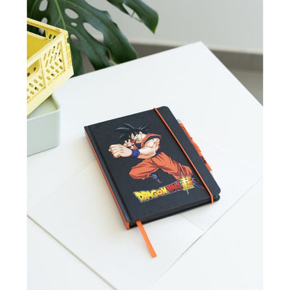 Cuaderno A5 premium + boligrafo proyector Dragon Ball Super   ERIK