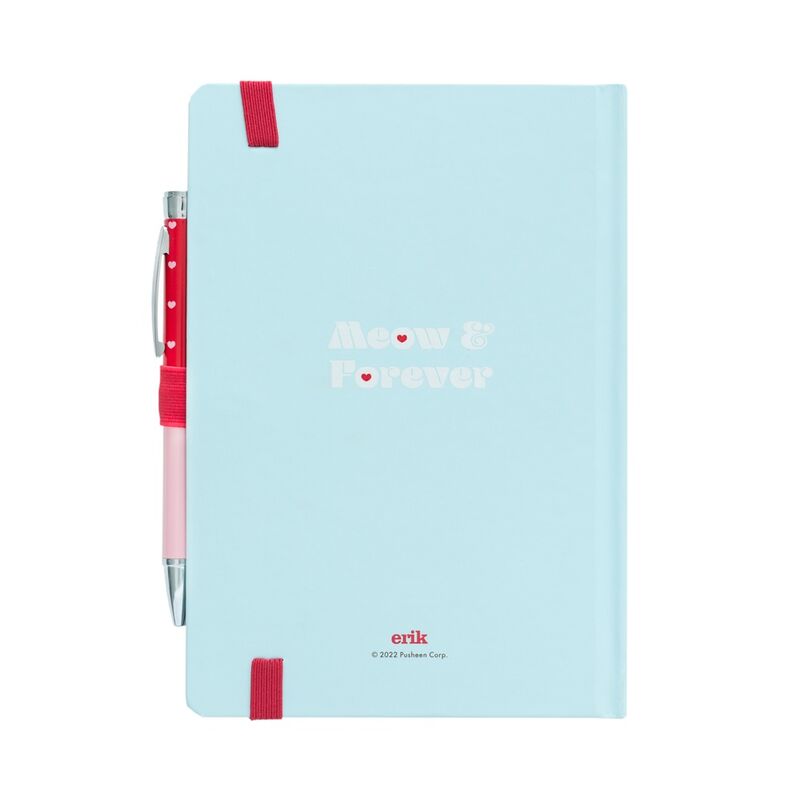 Cuaderno A5 premium + boligrafo proyector Purrfect Love Pusheen   ERIK
