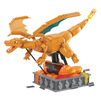 FIGURA MATTEL MEGA CONSTRUX MOTION POKEMON MOTION CHARIZARD 1664 PCS