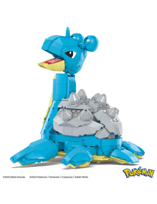 FIGURA MATTEL MEGA CONSTRUX POKEMON LAPRAS 527 PIEZAS