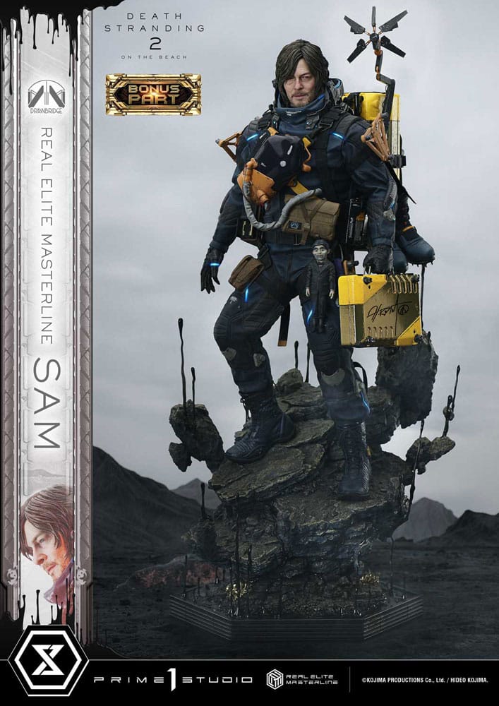 Death Stranding 2: On the Beach Estatua Real Elite Masterline Series 1/3 Sam Deluxe Bonus Version 83 cm   Prime 1 Studio