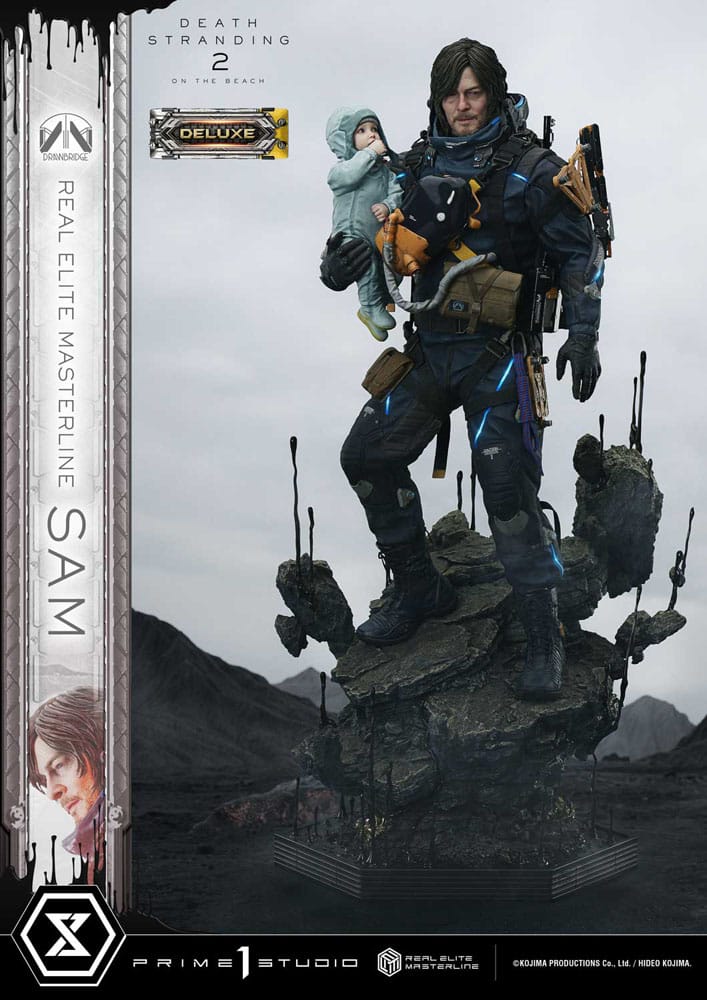 Death Stranding 2: On the Beach Estatua Real Elite Masterline Series 1/3 Sam Deluxe Bonus Version 83 cm   Prime 1 Studio