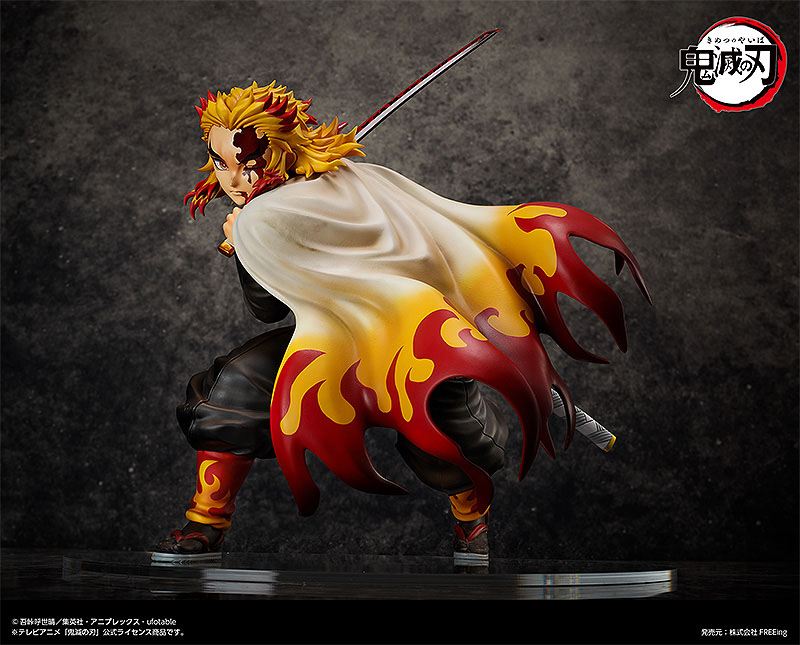 Demon Slayer: Kimetsu no Yaiba Estatua 1/4 Kyojuro Rengoku 42 cm   FREEING