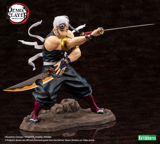 Demon Slayer: Kimetsu no Yaiba Estatua ARTFXJ PVC 1/8 Tengen Uzui Regular Edition 23 cm  