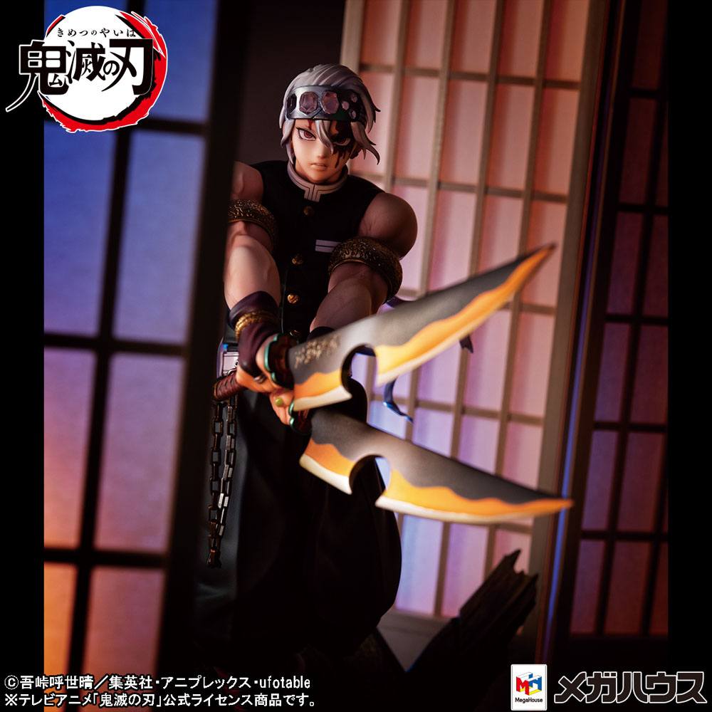 Demon Slayer Kimetsu no Yaiba Estatua PVC G.E.M. 1/8 Tengen Uzui 23 cm   Megahouse