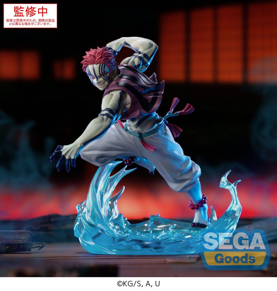 Demon Slayer: Kimetsu no Yaiba Estatua PVC Xross Link Anime Akaza 14 cm   SEGA