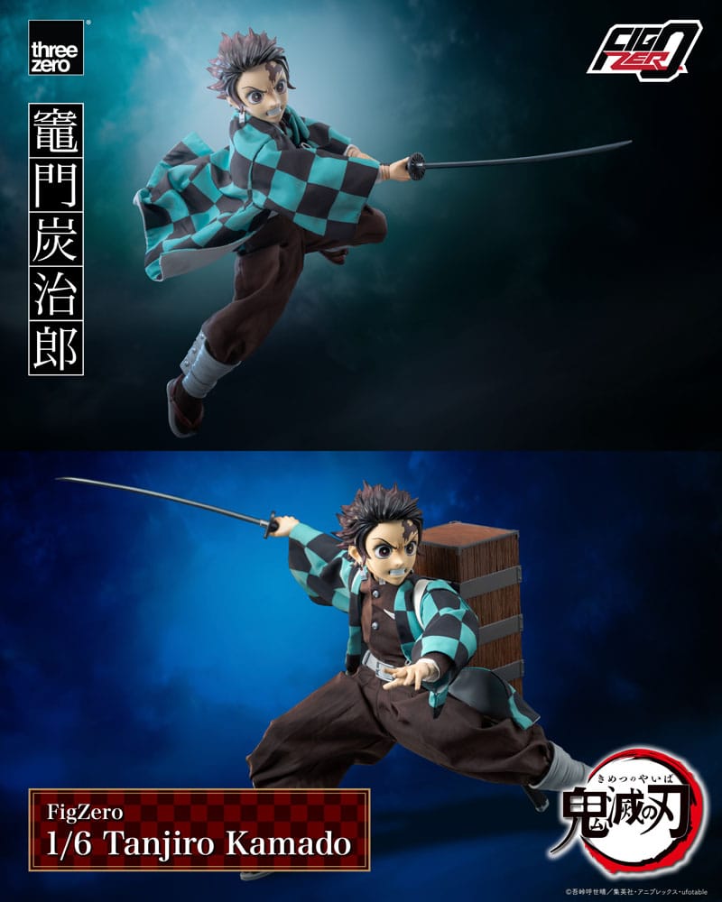 Demon Slayer: Kimetsu no Yaiba Figura FigZero 1/6 Tanjiro Kamado 27 cm   Threezero