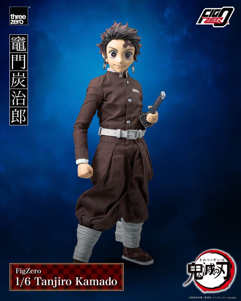 Demon Slayer: Kimetsu no Yaiba Figura FigZero 1/6 Tanjiro Kamado 27 cm   Threezero