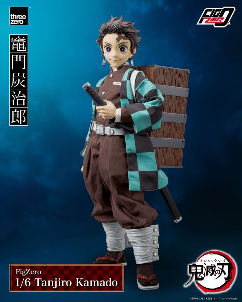 Demon Slayer: Kimetsu no Yaiba Figura FigZero 1/6 Tanjiro Kamado 27 cm   Threezero