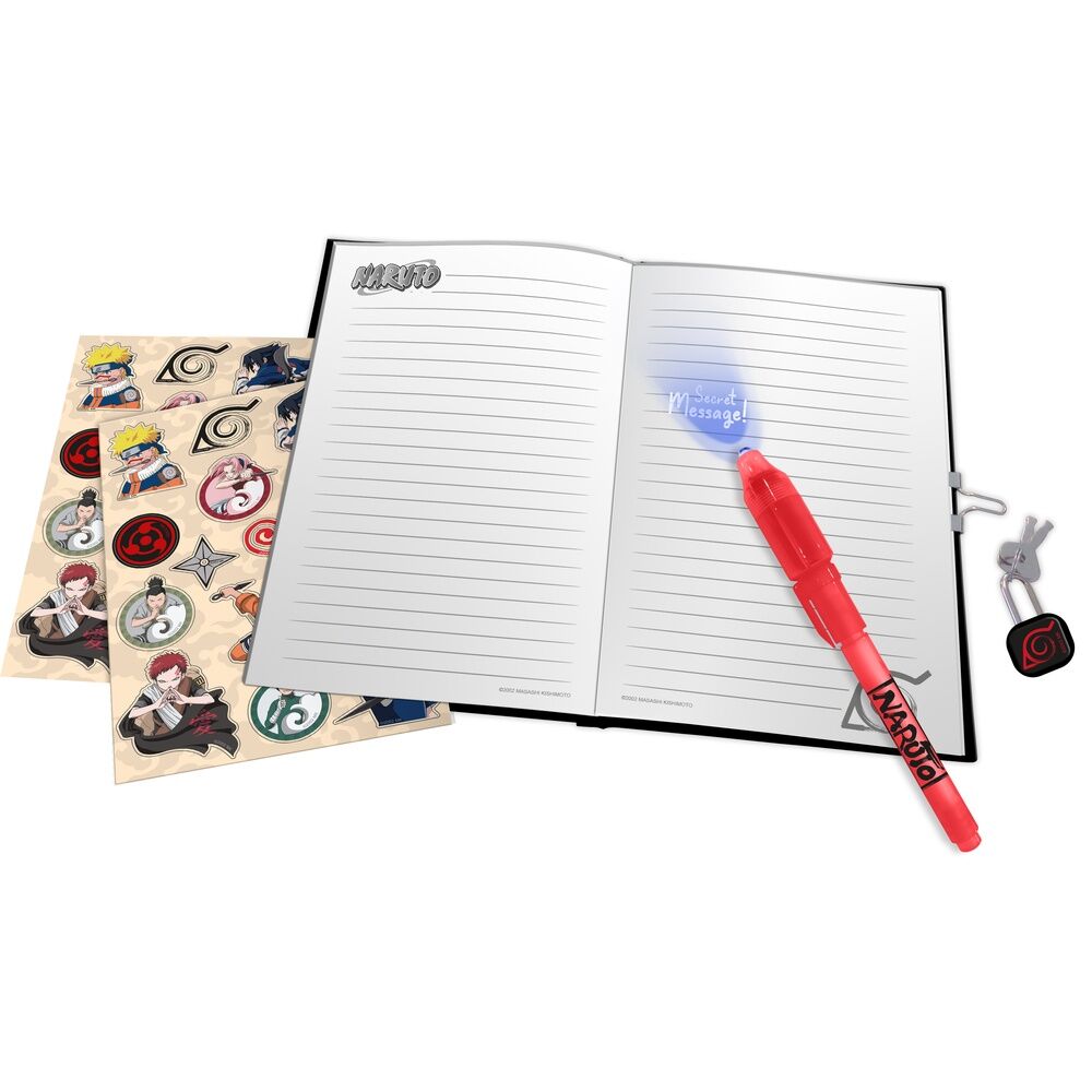 Diario + Boligrafo magico Naruto Shippuden   KIDS LICENSING
