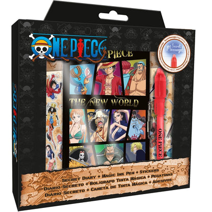 Diario + Boligrafo magico One Piece   KIDS LICENSING