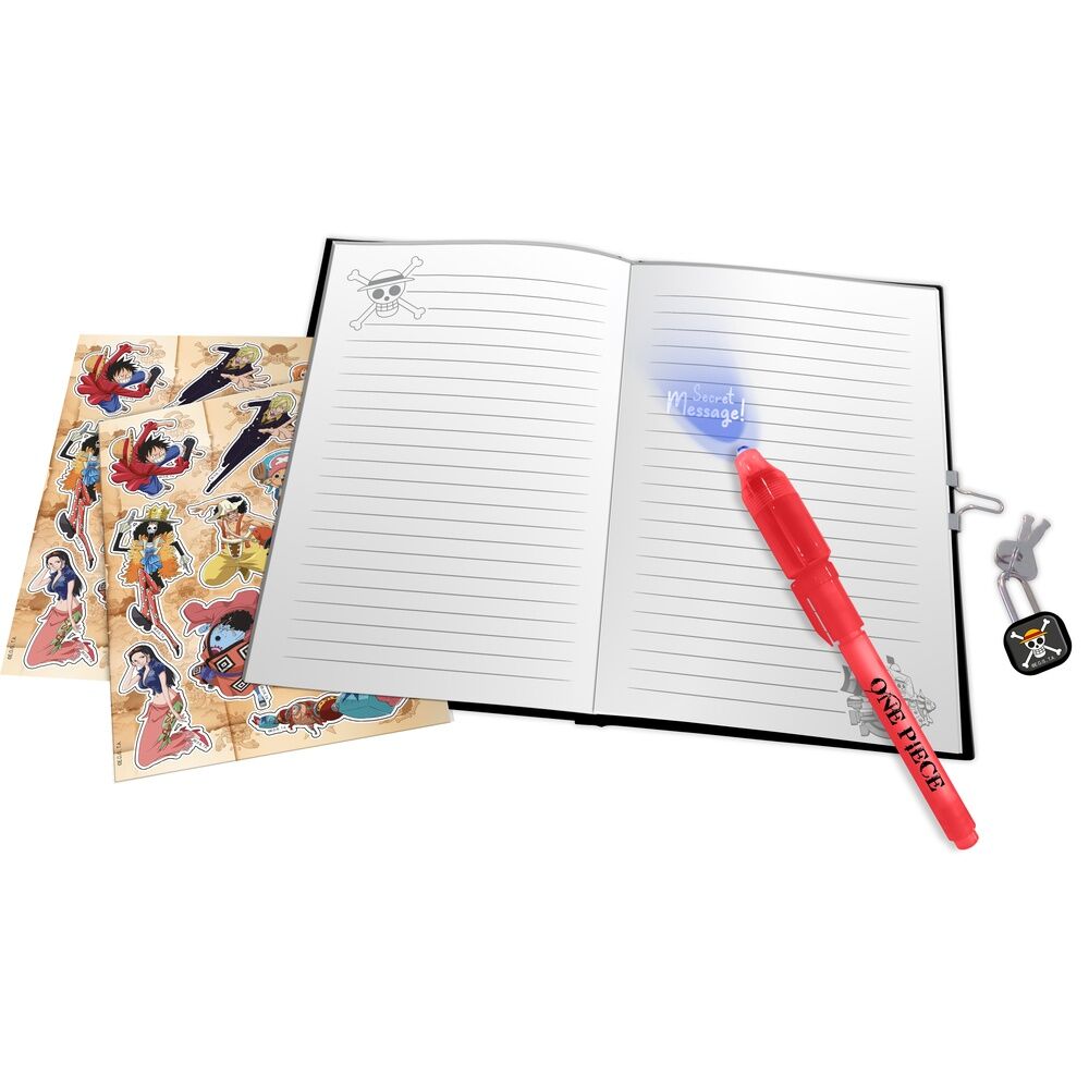 Diario + Boligrafo magico One Piece   KIDS LICENSING