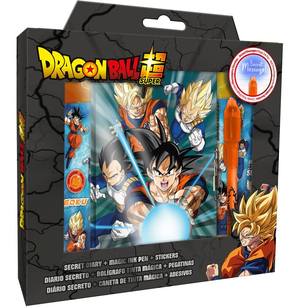 Diario + boligrafo magico Dragon Ball Super   KIDS LICENSING
