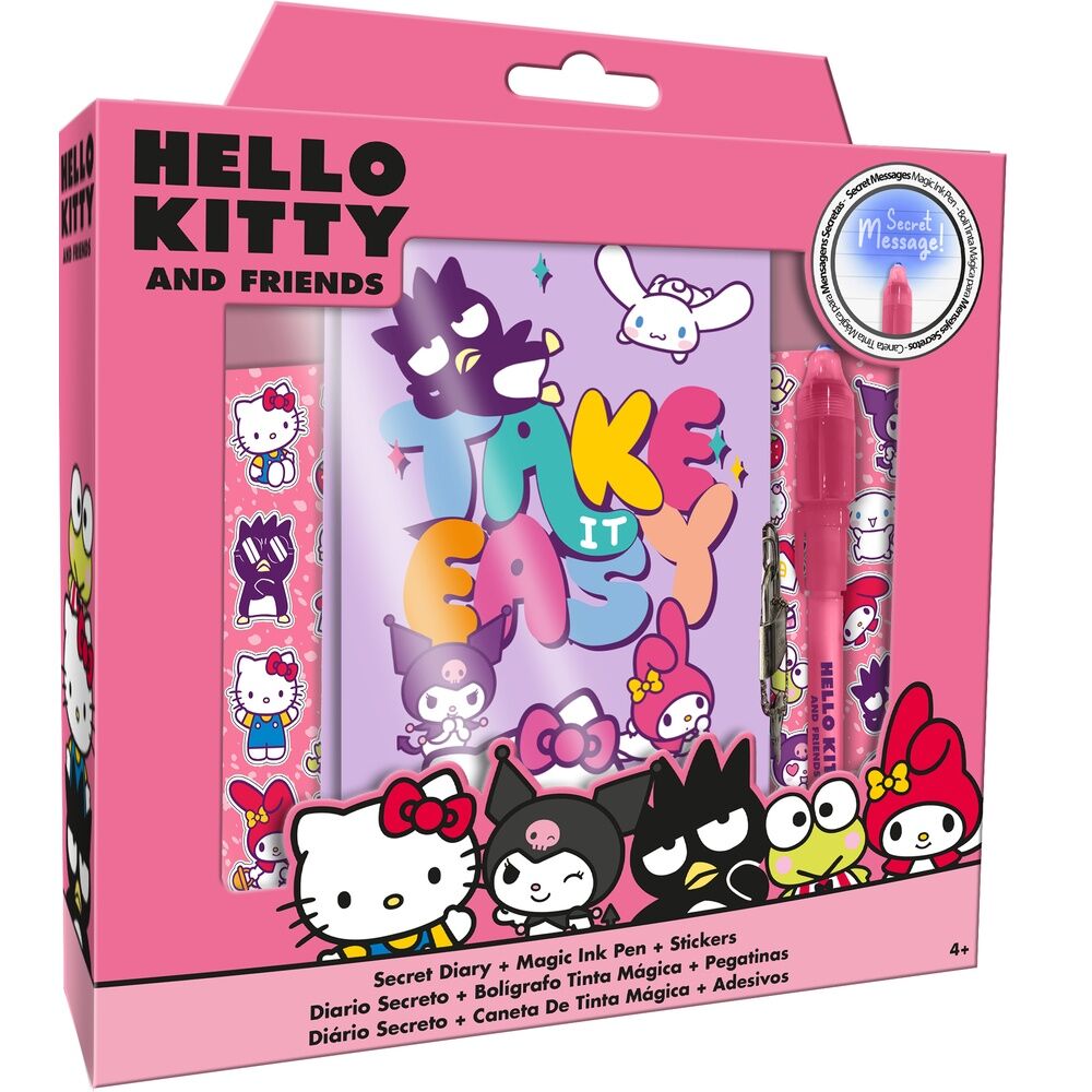Diario + boligrafo magico Hello Kitty and Friends   KIDS LICENSING
