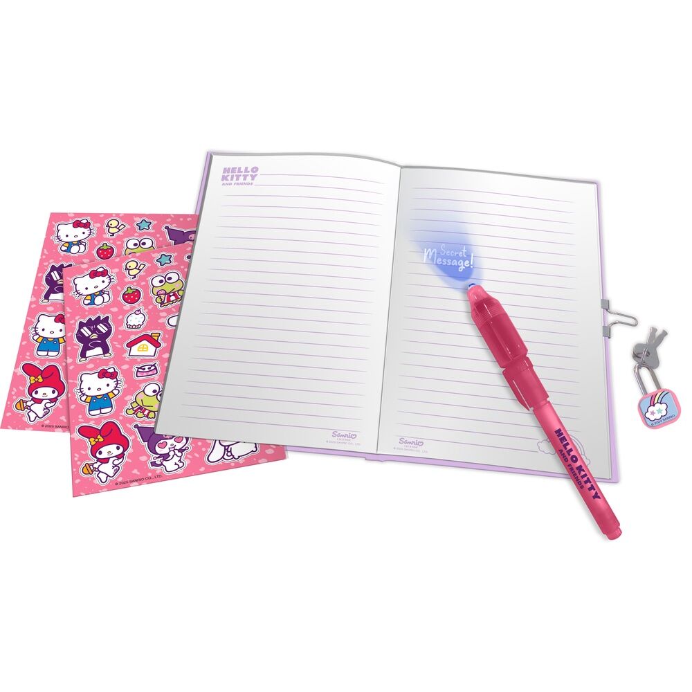 Diario + boligrafo magico Hello Kitty and Friends   KIDS LICENSING