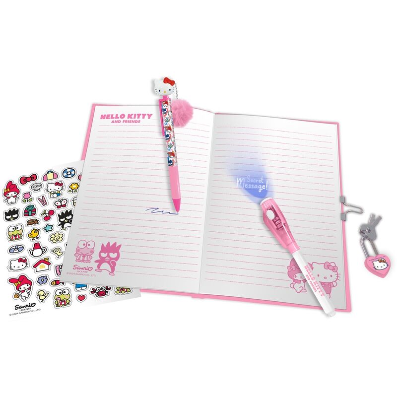 Diario + boligrafo magico + boligrafo topper Hello Kitty   KIDS LICENSING